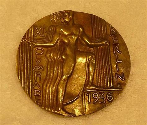 Need help! 1936 Olympics Bronze Table Medal