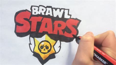 COMMENT DESSINER LE LOGO DE BRAWL STARS FACILEMENT! | Dessin Brawl ...