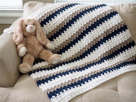 Easy 'Done in a Day' Crochet Baby Blanket | AllFreeCrochet.com