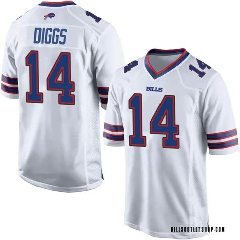 Men's Buffalo Bills Stefon Diggs White Game Jersey By Nike