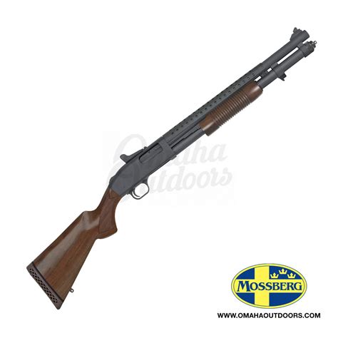 Mossberg 590A1 Retrograde Pump Shotgun 12 Gauge 8 RD 20" Walnut Stock ...