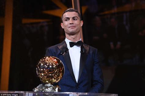 Cristiano Ronaldo wins the 2017 Ballon d'Or | Daily Mail Online