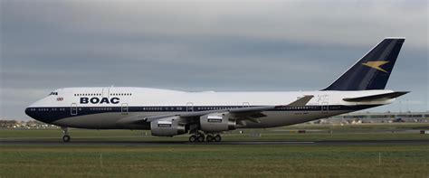 A BOAC 747 departing Dublin yesterday [OC] : aviation