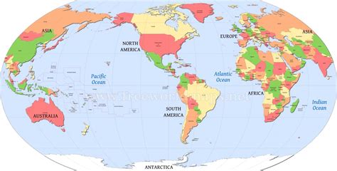 picture of the map of the world