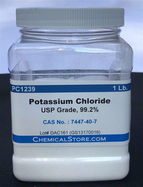 Potassium Chloride, USP/FCC, Fine crystal – Z Chemicals