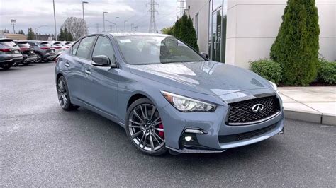 2021 INFINITI Q50 Red Sport 400 Introduction (Slate Gray) (IN4069) - YouTube