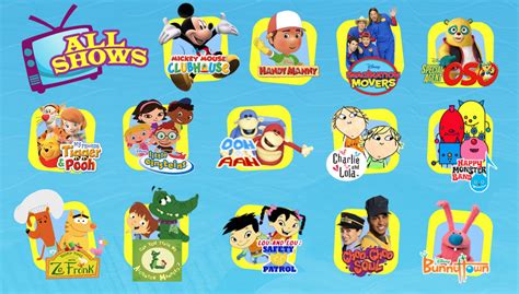 Playhouse Disney Shows 2010 by happaxgamma on DeviantArt