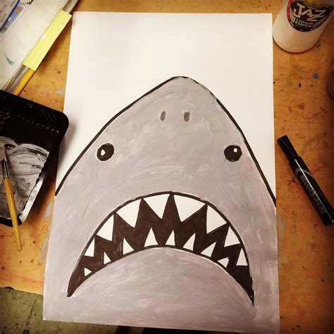 Paint a Shark - Art Projects for Kids