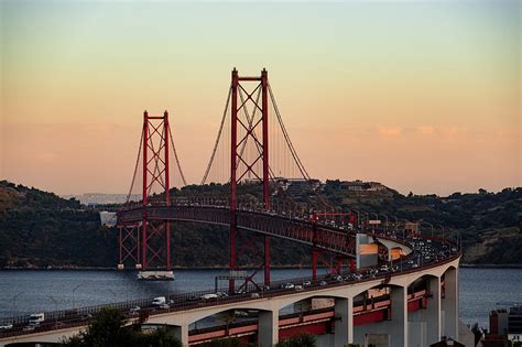 Red bridge over the river during daytime, HD wallpaper | Peakpx