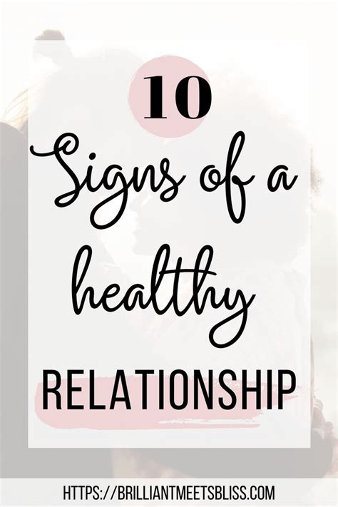 10 signs of a healthy relationship! | Healthy relationships, Relationship, Goals template