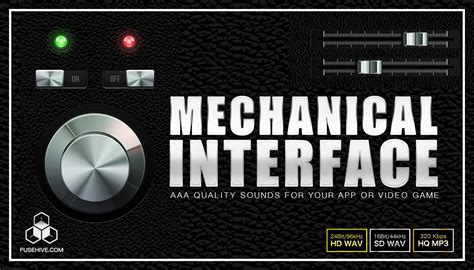 MECHANICAL USER INTERFACE SOUND EFFECTS LIBRARY - Button Clicks, Swipes ...