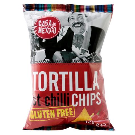 Casa De Mexico Tortilla Chips Chilli 125 G Bezglutenowe — MONPRESI®