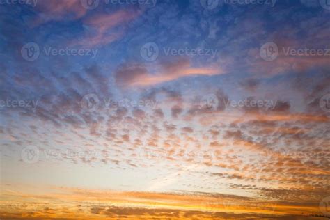 sunset. colored clouds 11994170 Stock Photo at Vecteezy