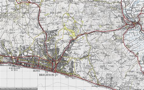 Historic Ordnance Survey Map of East Moulsecoomb, 1940