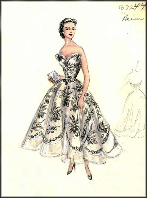 Pin by Karla Valdez on Ladies | Vintage fashion sketches, Fashion ...