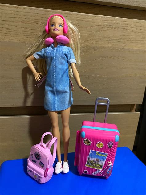 Barbie travel doll set, Hobbies & Toys, Toys & Games on Carousell