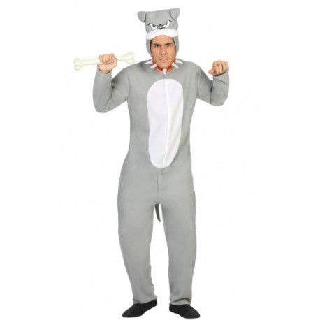 Disfraz de Perro Bulldog para Hombre Costumes Effrayants, Onesie ...