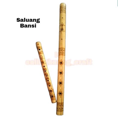 Seruling Bambu BANSI SALUANG Minangkabau Nada Dasar C DO - SalingkuangCraft | Lazada Indonesia