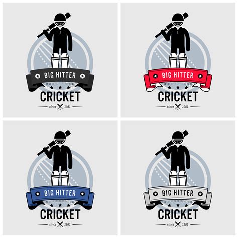 Cricket club logo design. 342085 Vector Art at Vecteezy