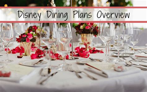 Disney Dining Plan Ultimate Guide • Mouse Travel Matters