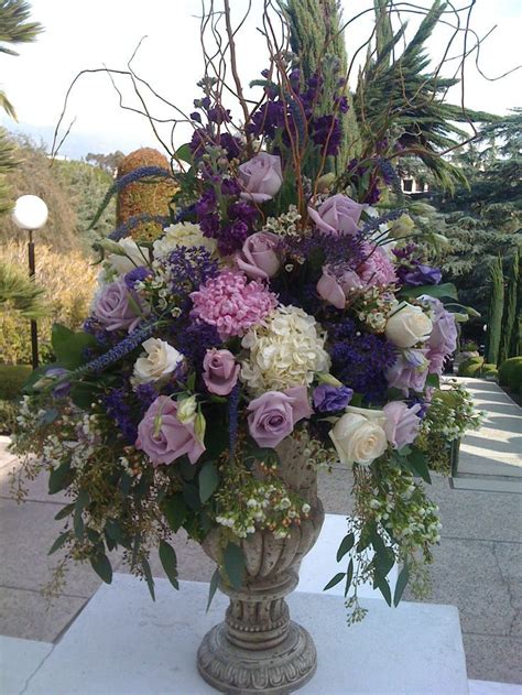 Floral Design school: Purple Artificial Flower Arrangement