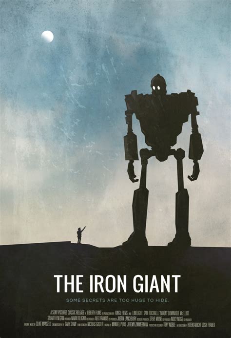 The Geeky Nerfherder: Movie Poster Art: The Iron Giant (1999)