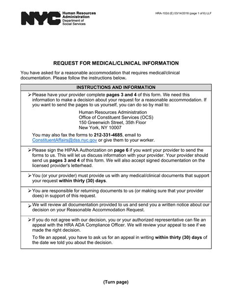 Form HRA-102D - Fill Out, Sign Online and Download Printable PDF, New York City | Templateroller