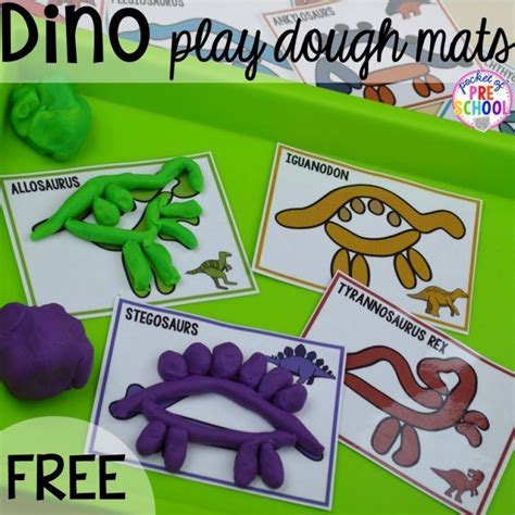 Dinosaur Themed Activities & Centers for Little Learners - Pocket of Preschool | Jardim de ...