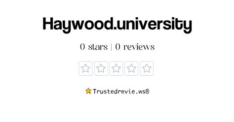 Haywood.university Review: Legit or Scam? [2024 New Reviews]