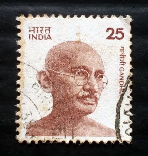 India Postage 1979 Mahatma Gandhi Definitive 25p Stamp #ius1 – Stampwala