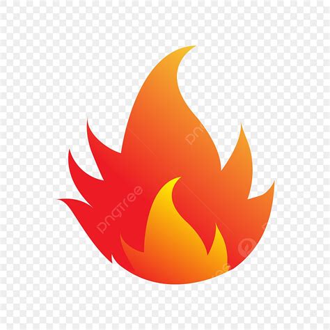 Red Fire Vector Design Images, Red Fire Icon Vector, Fire Icons, Red ...