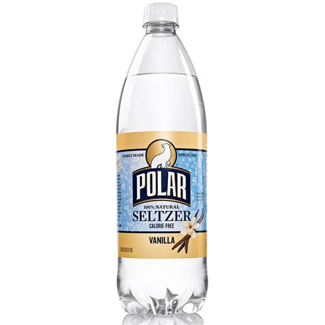 Polar Seltzer Water, Vanilla, 33.8 Fl Oz, 12 Count - Walmart.com ...