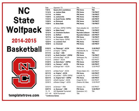 🔥 [50+] NC State Basketball Schedule Wallpapers | WallpaperSafari