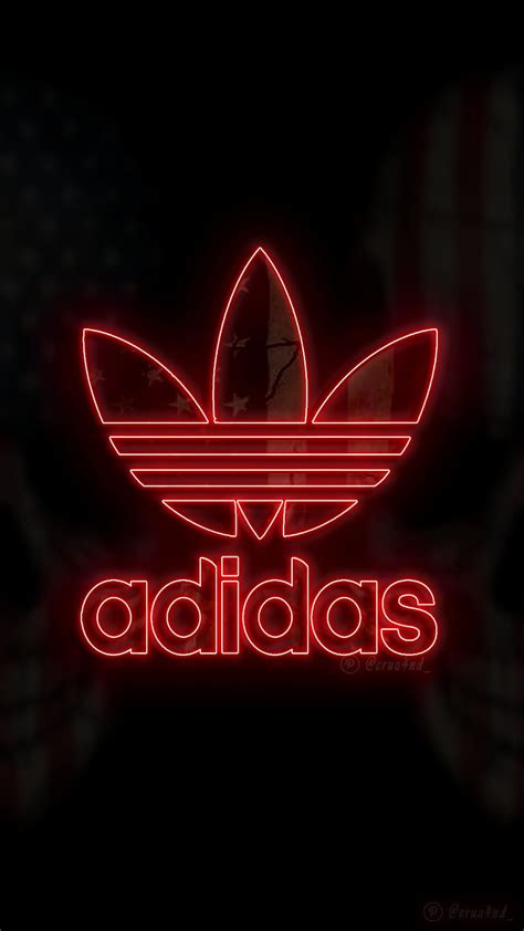 Adidas Logo Red Wallpaper