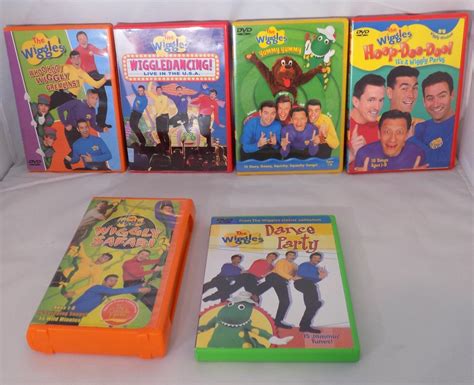 Lot of 6 The Wiggles DVD & VHS Childrens Movies | #1855113179