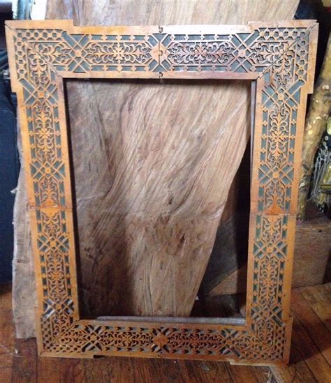 Antique Carved Wood Picture Frame -- Antique Price Guide Details Page