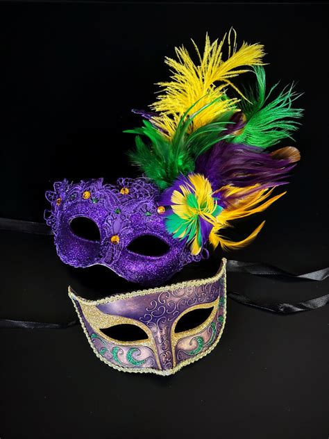 Mardi Gras Masks | Couples Jester, Party & Venetian Masks – Masquerade ...