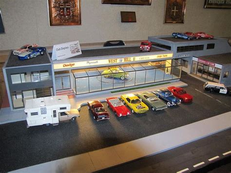 Dodge Dealership Diorama. | Dioramas, Modelo a escala, Decoración de garaje