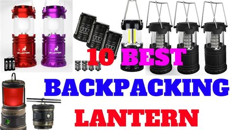 Top 10 Best backpacking lantern - YouTube