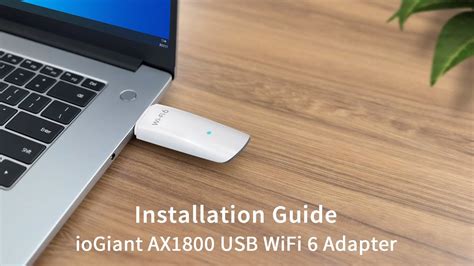 Installation Guide for ioGiant AX1800 USB WiFi 6 Adapter - YouTube