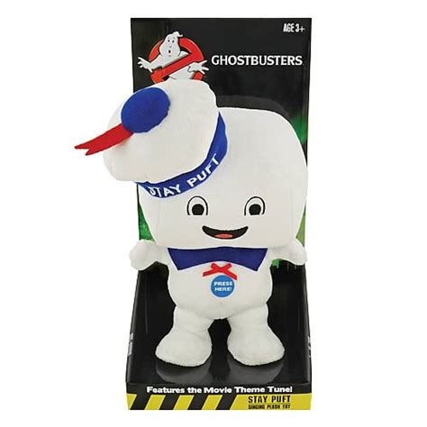 Ghostbusters Stay Puft Marshmallow Man Happy Singing Plush