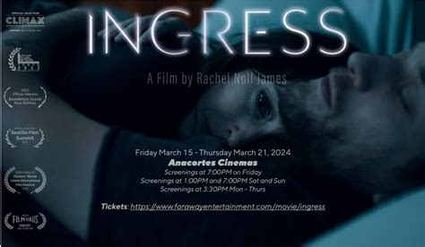 Local film "Ingress" at Anacortes Cinemas, Anacortes Cinemas, 15 March ...