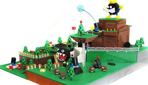 Super Mario 64's Iconic First Stage In LEGO Form