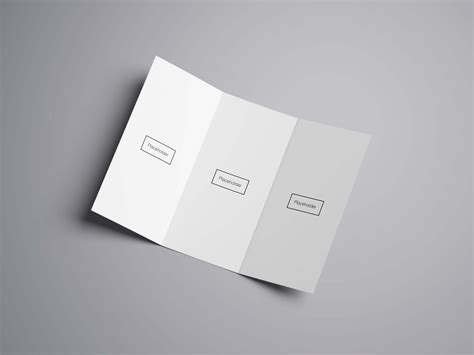 Free Trifold Brochure Mockup (PSD)