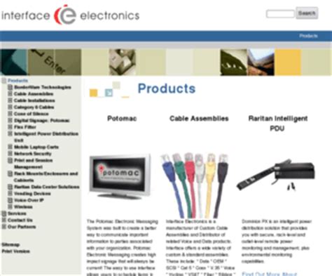 Interface.com: Interface Electronics - Products