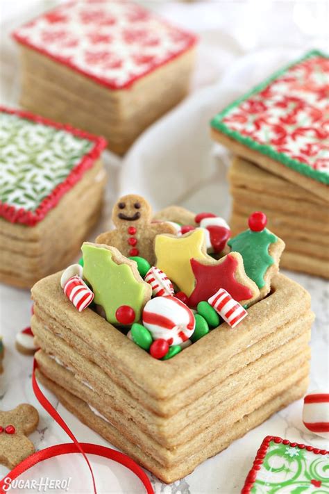 Edible Christmas Cookie Boxes (Recipe & Tutorial) - SugarHero