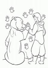Brother Bear Coloring Book Pages  KenaÃ¯ And Koda sketch template