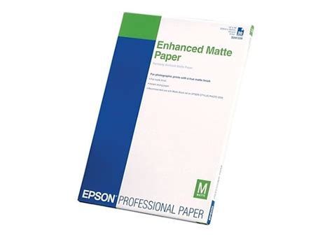 Epson Enhanced Matte Paper - S041339 - Printer Supplies & Accessories ...