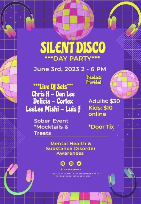 Silent Disco ~ Mental Wellness, Queen West, Toronto, 3 June 2023 | AllEvents.in