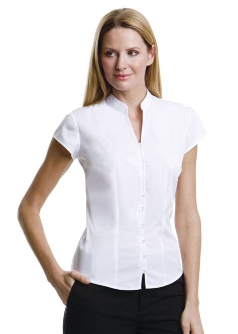 mandarin collar shirt women - Google Search | Collar shirts women, Mandarin collar shirt women ...